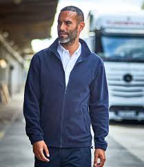 Pro RTX fleece jacket, navy, custom printed workwear