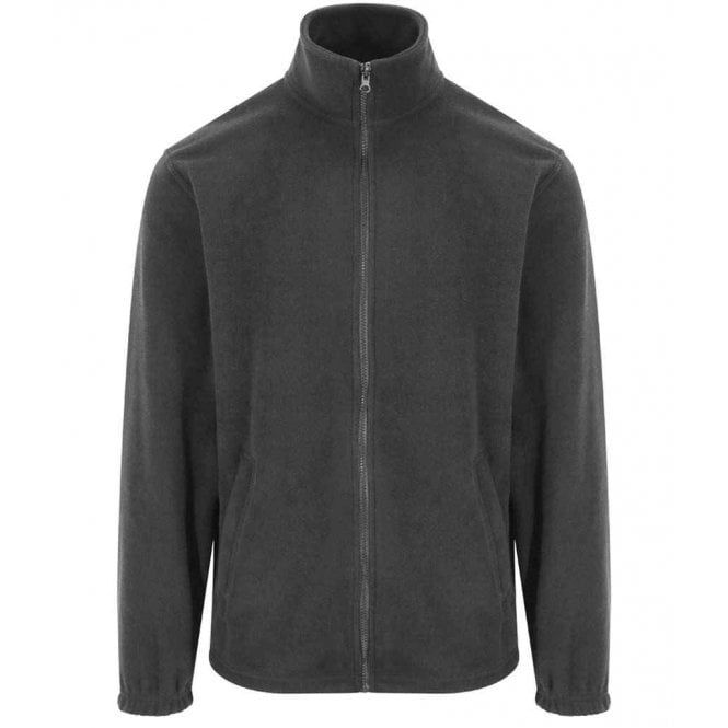 Pro RTX fleece jacket, grey, custom printed workwear